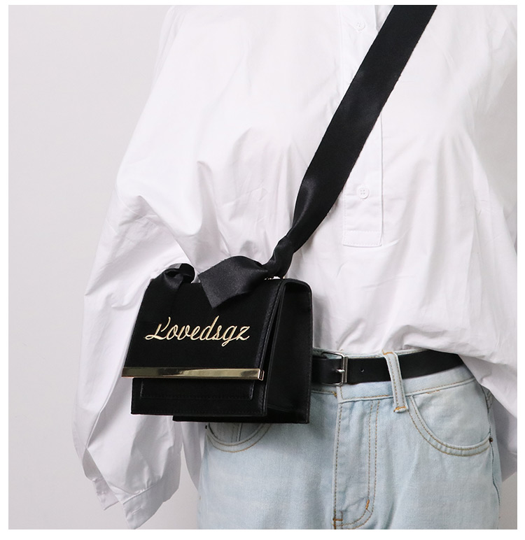 New Ribbon Silky square cross back Cute romantic s