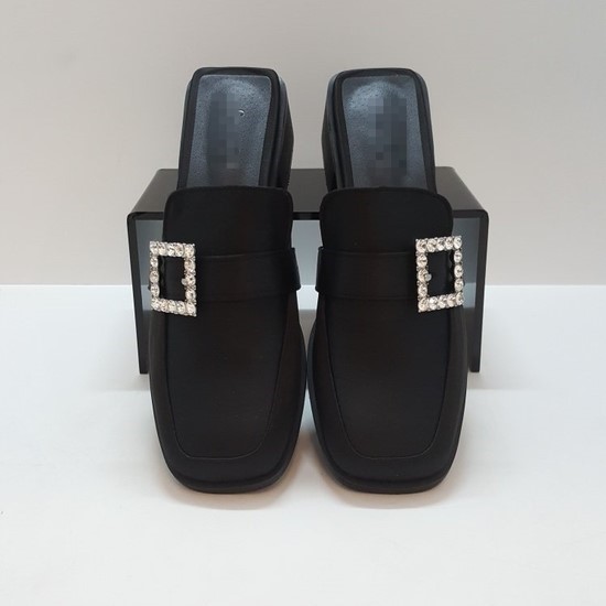 New Order Busty Fabi Square Blower Black Cody Shoe