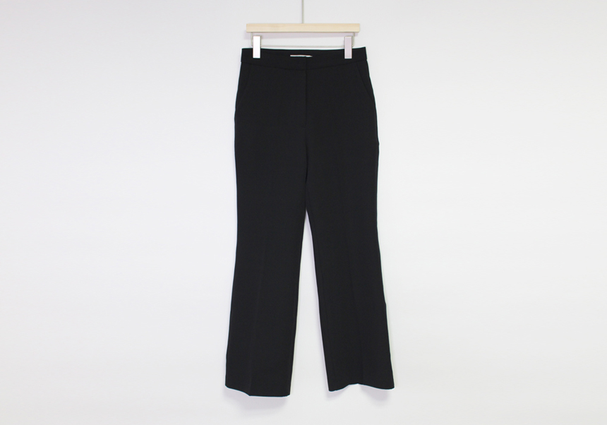 New Women's Pants Basic Wide Slacks Boot Cut Au