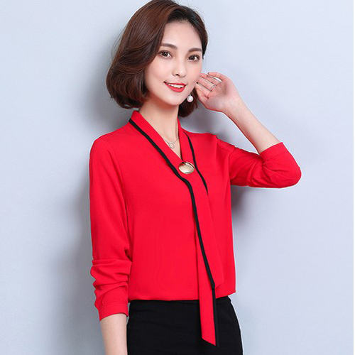 NEW FASHION LADY GIRL Blouse Big gold modern blous