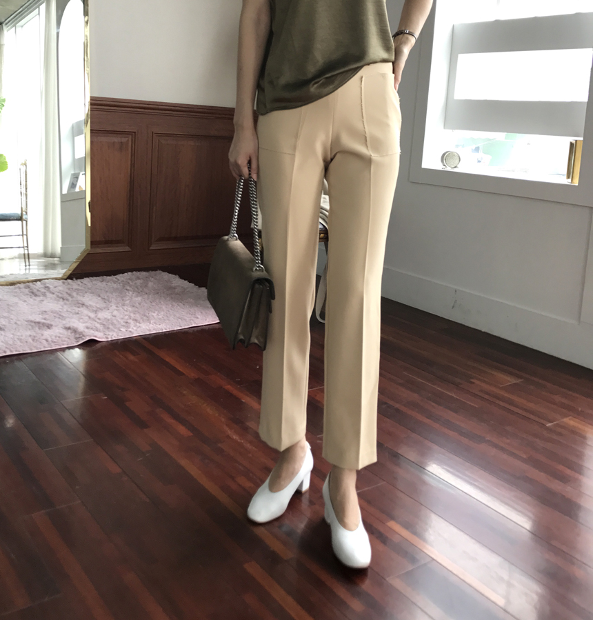 New Women's Pants Square Pocket Date Fit Fall S