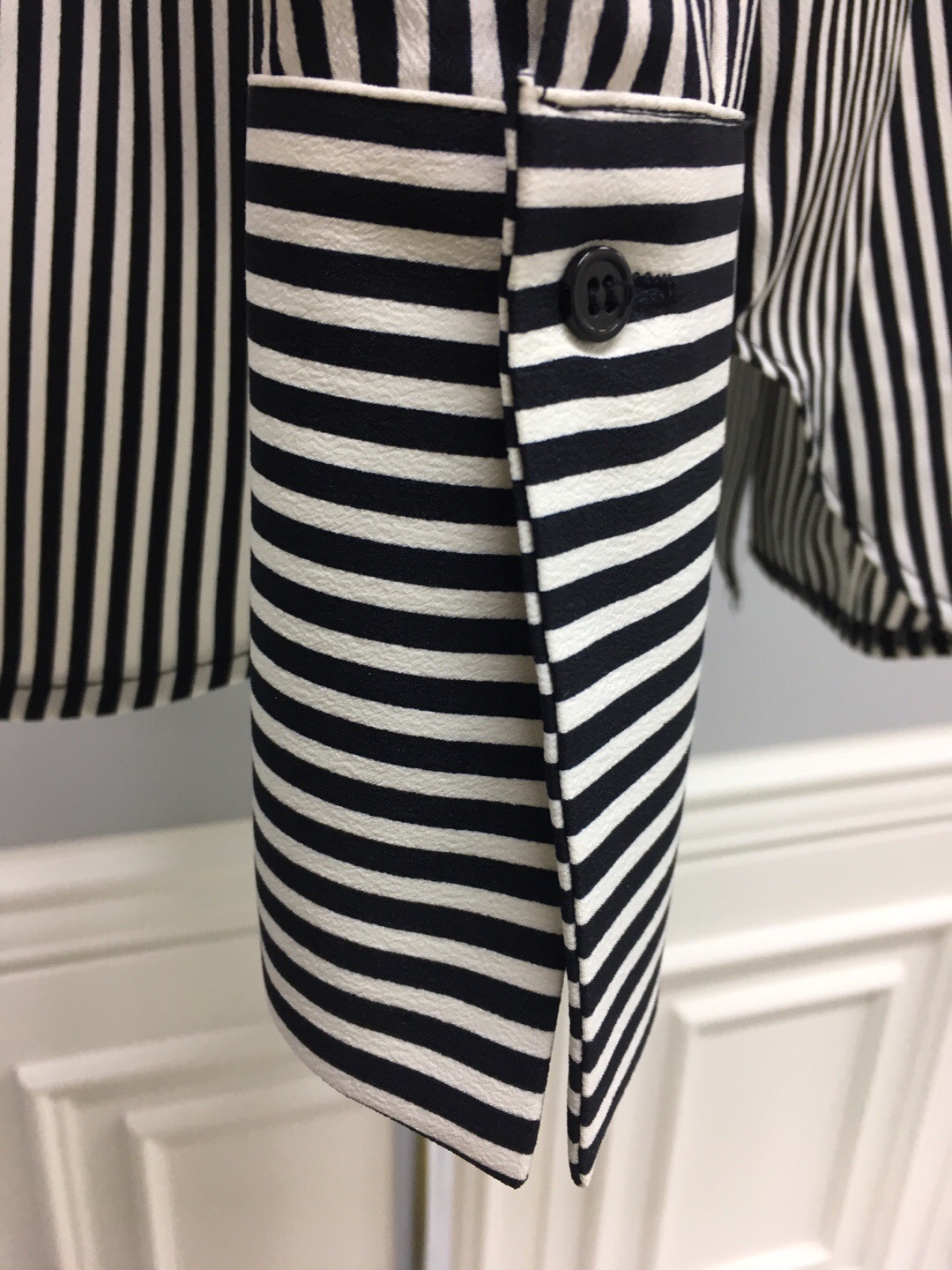 NEW FASHION LADY GIRL Blouse Striped Frill Blouse