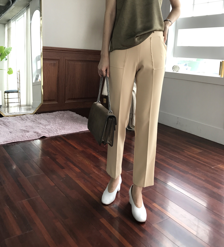 New Women's Pants Square Pocket Date Fit Fall S