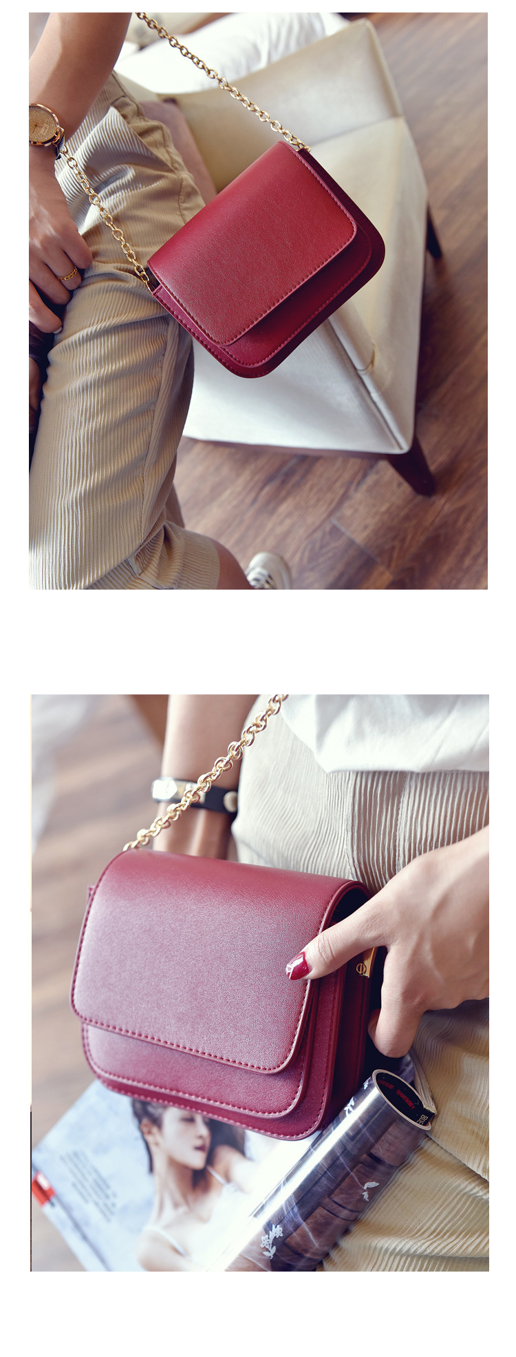 New cross-chain mini bag 20 pretty ladies three-wo