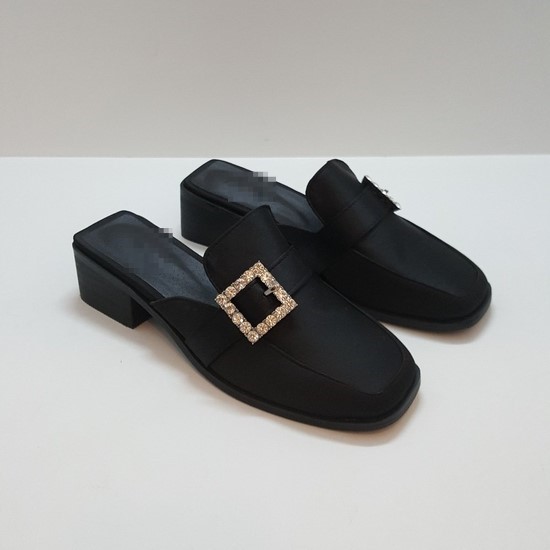 New Order Busty Fabi Square Blower Black Cody Shoe