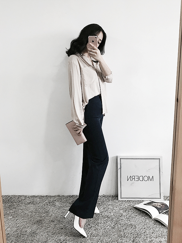 Silk Blouse Suits Coody Office Looks Silk Women