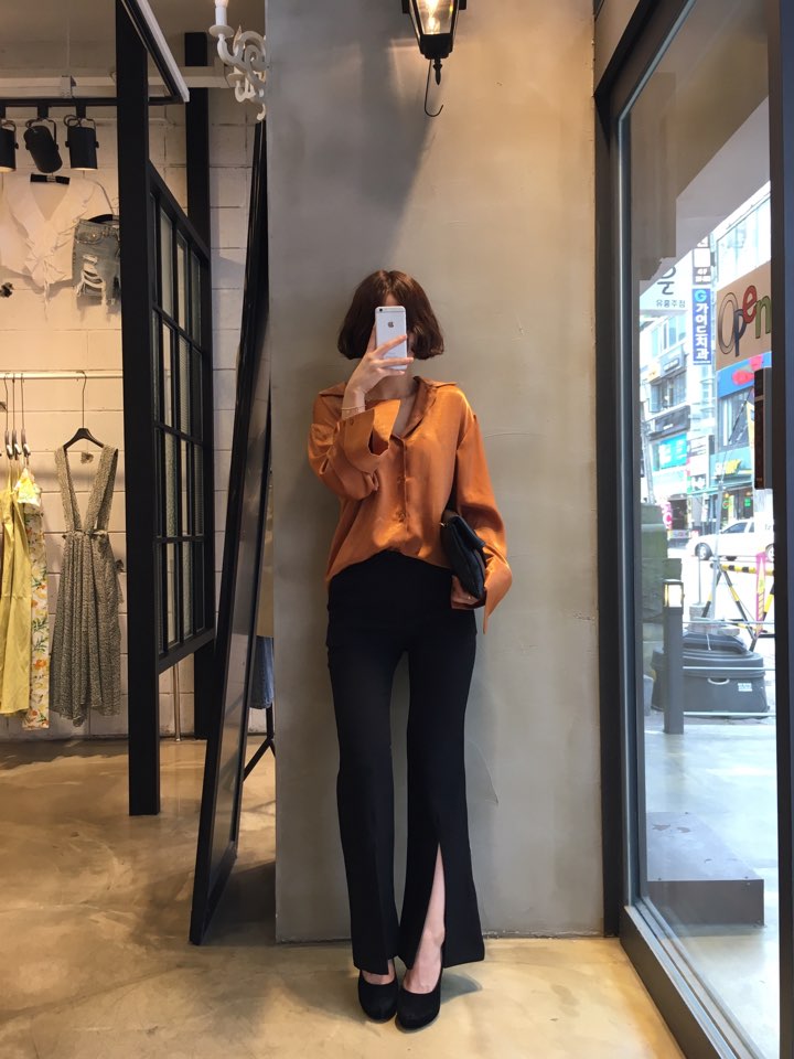 NEW FASHION LADY GIRL Blouse Free Shipping Silky B