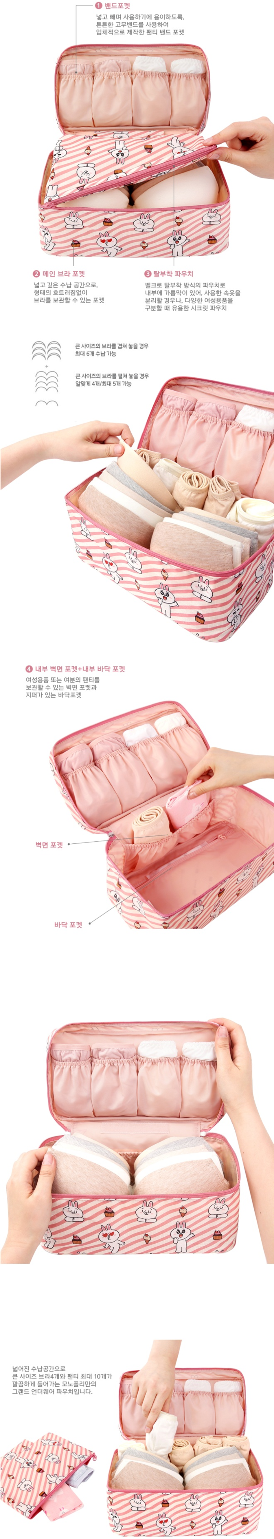 NEW TRAVEL STORAGE ORGANISER LINE FRIENDS