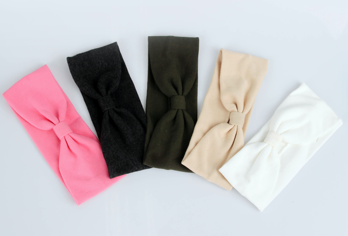 Cotton Wide Hair Band Headband Wide Yoga Exercise 