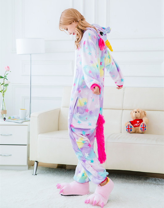 New Fairy ♪ Unicorn Animal Pajamas Full body fall 