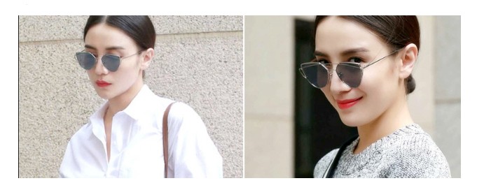 NEW FASHION SUNGLASSES B40042 Retro Fashion Tint M