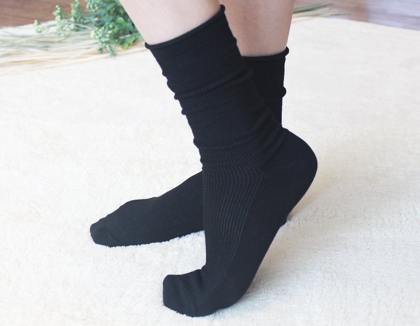 New Plain Goliath Rolling Long Socks Loose Ruffles