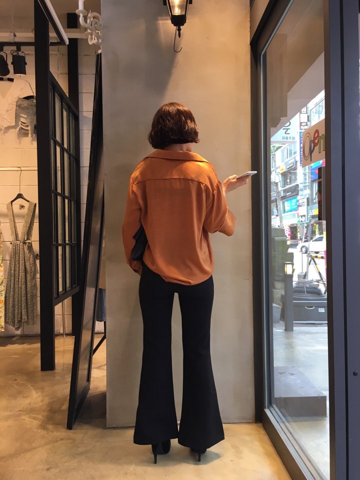 NEW FASHION LADY GIRL Blouse Free Shipping Silky B