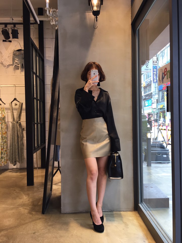 NEW FASHION LADY GIRL Blouse Free Shipping Silky B