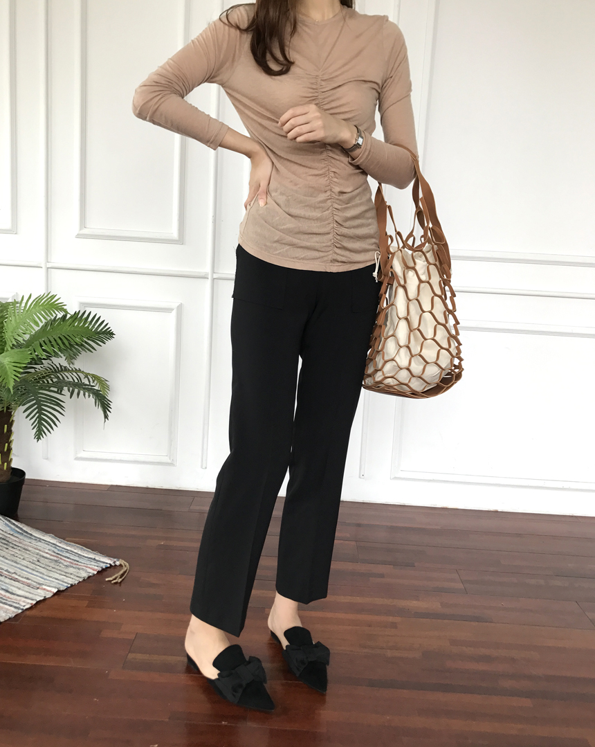 New Women's Pants Square Pocket Date Fit Fall S