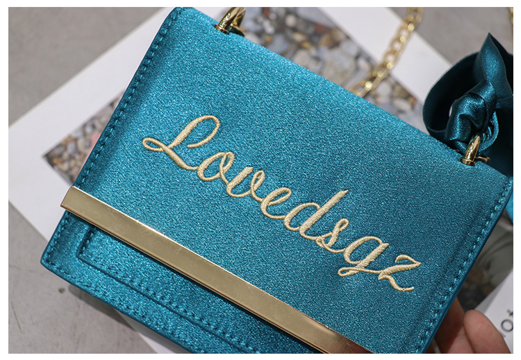 New Ribbon Silky square cross back Cute romantic s