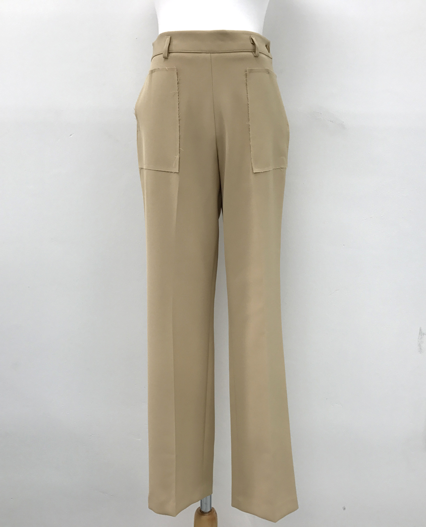 New Women's Pants Square Pocket Date Fit Fall S