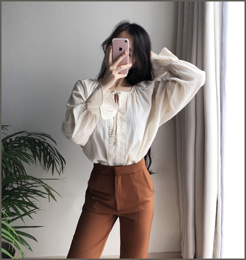 New Women's Pants Basic Wide Slacks Boot Cut Au