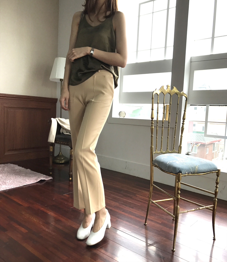 New Women's Pants Square Pocket Date Fit Fall S