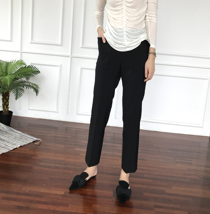 New Women's Pants Square Pocket Date Fit Fall S