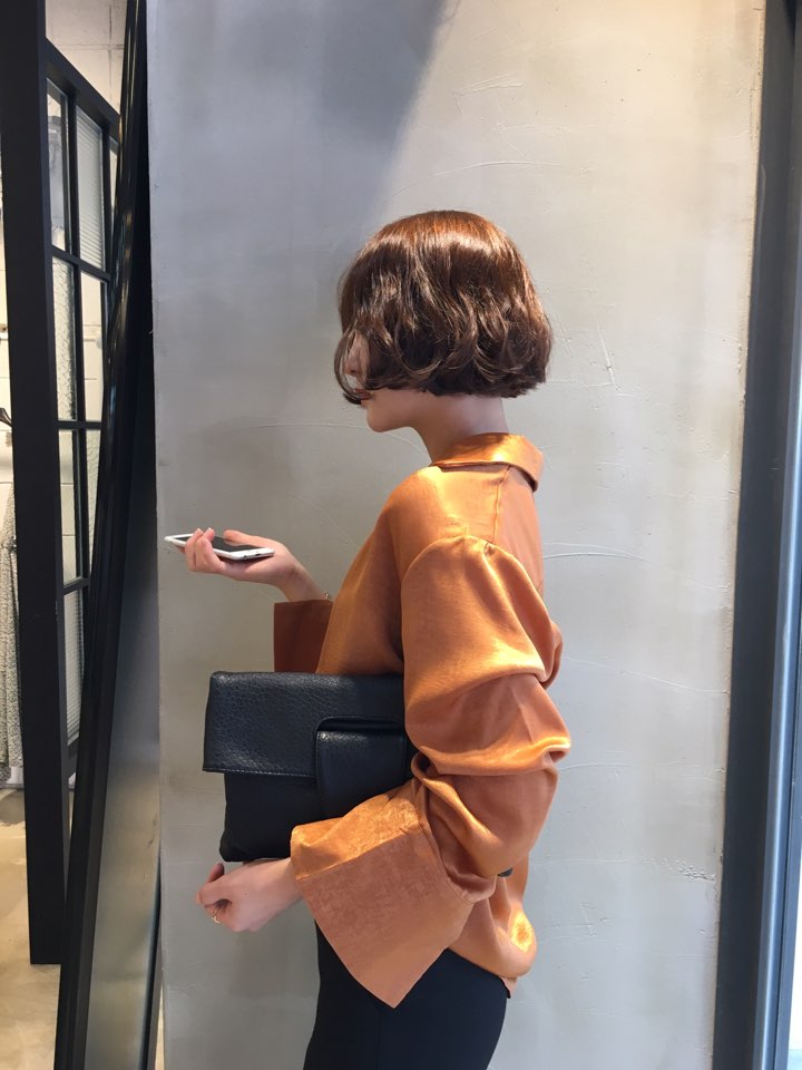 NEW FASHION LADY GIRL Blouse Free Shipping Silky B