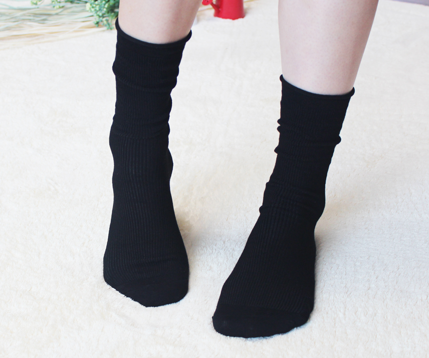 New Plain Goliath Rolling Long Socks Loose Ruffles