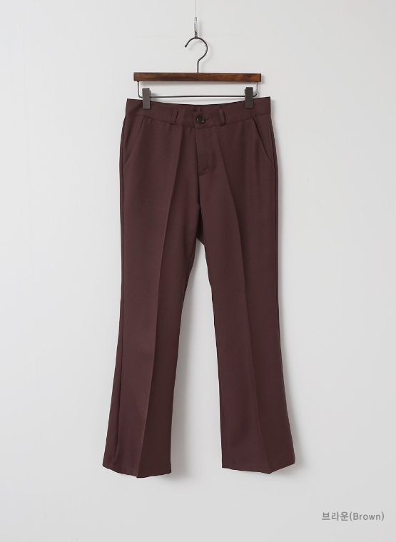 New Women's Pants Basic Boots Cut Slacks Female