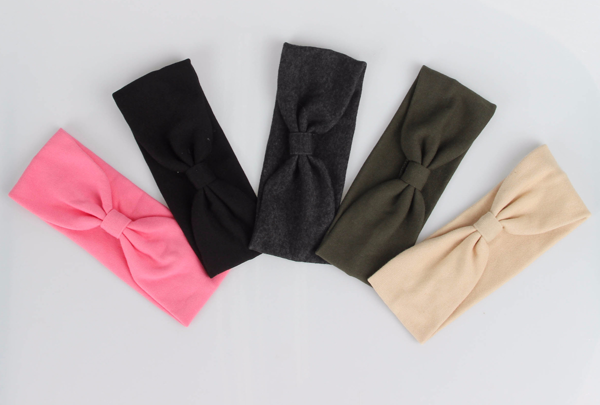 Cotton Wide Hair Band Headband Wide Yoga Exercise 