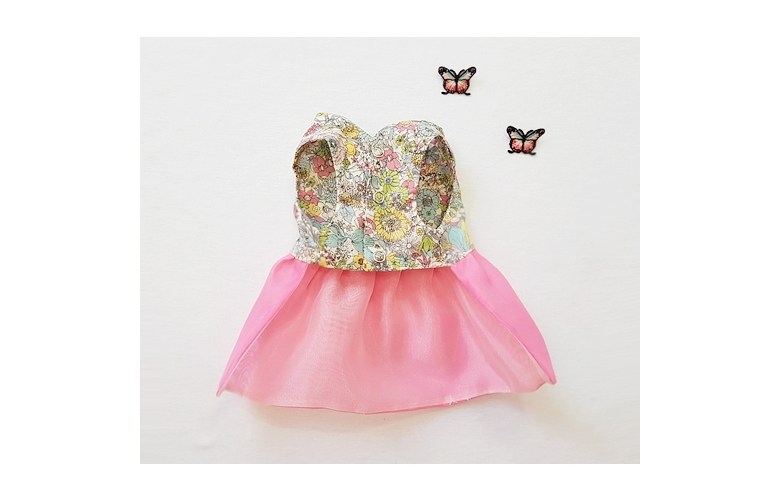 NEW DOG FASHION Liberty Pink Dogs Hanbok Crash Dog
