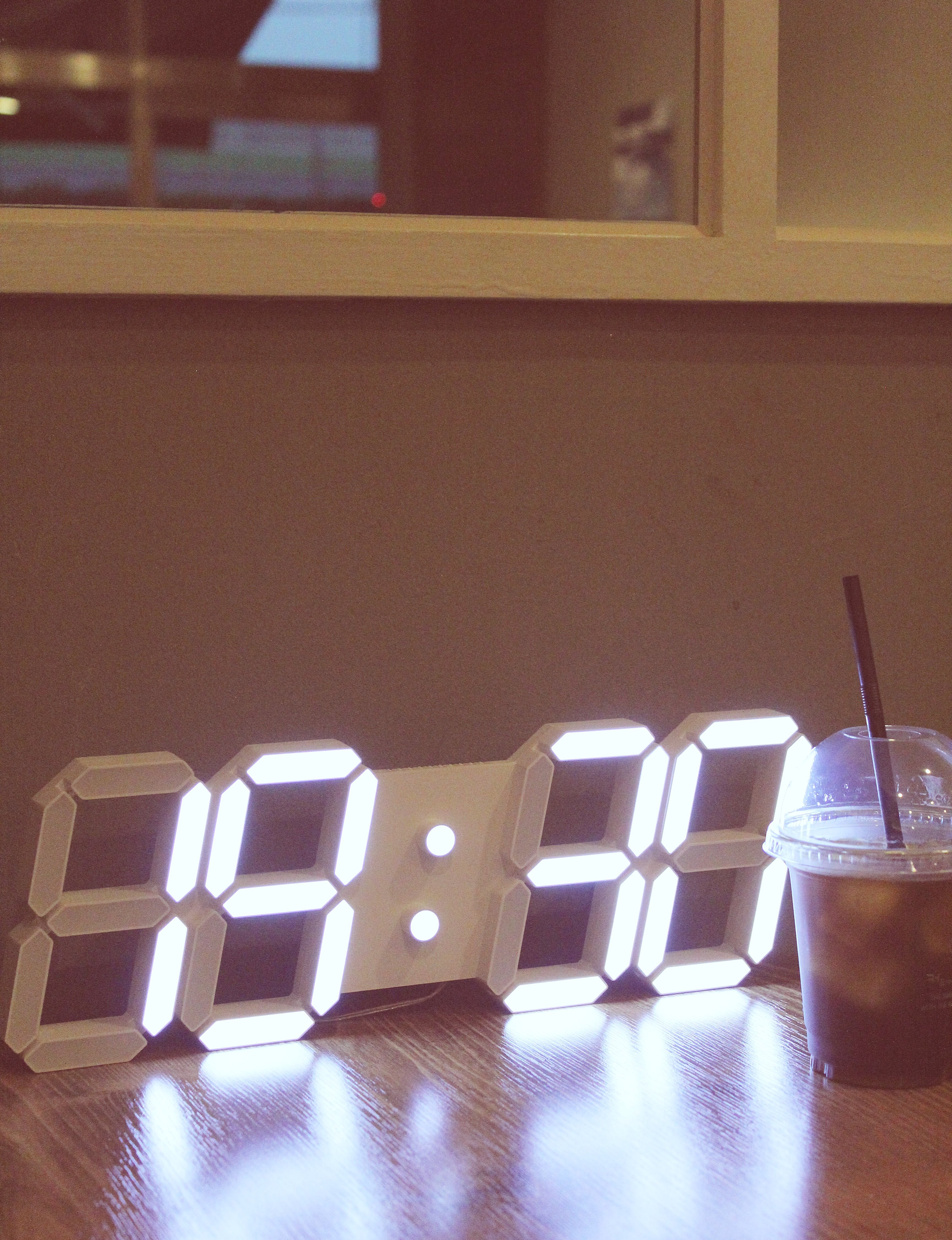 3D LED Wall Clock Interior Large Digital Noiseless