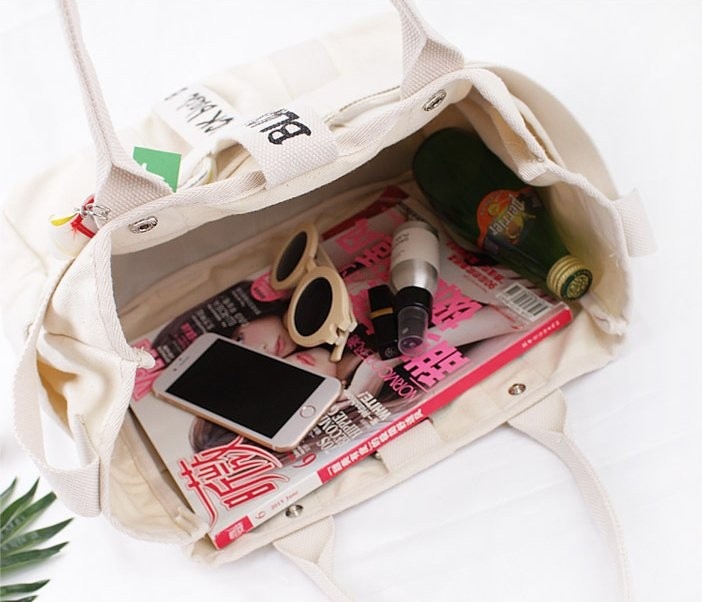 NEW ECO BAG Same day shipping Black Label Canvas E