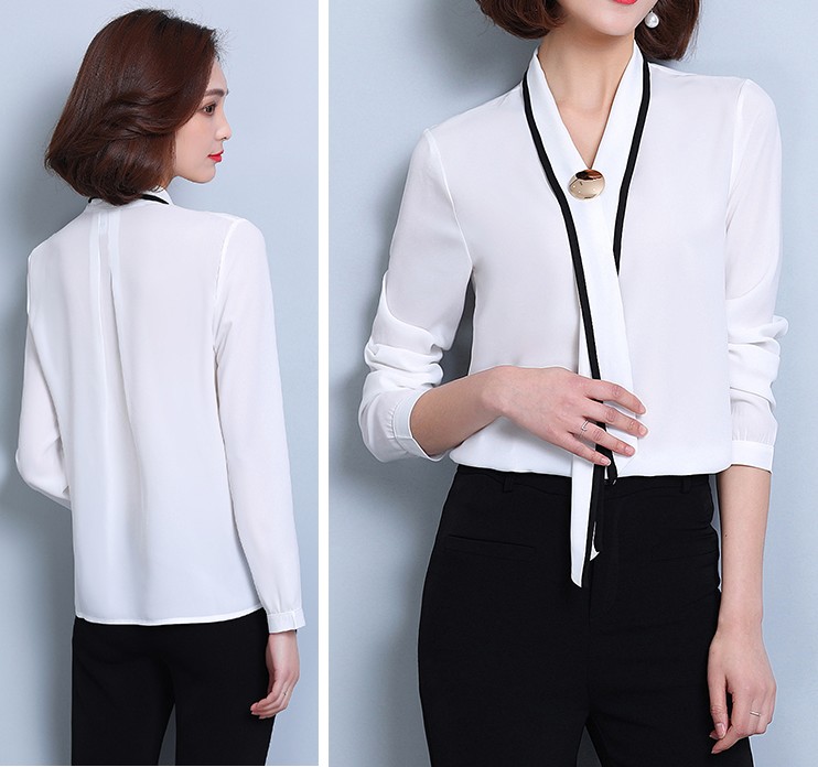 NEW FASHION LADY GIRL Blouse Big gold modern blous