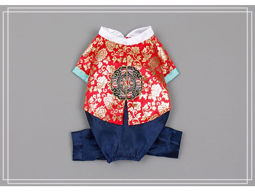 NEW DOG FASHION Hanbok Emperor Dog Cat Clothing