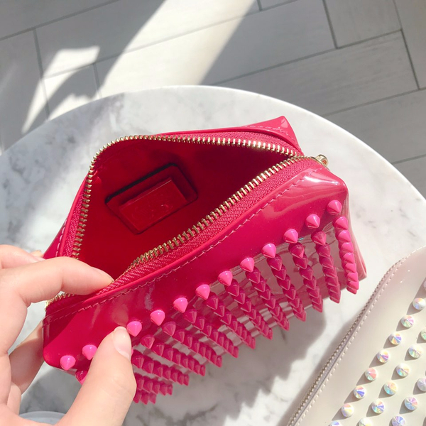New Louboutin Pouch 2.col Unique Item 30 Female St
