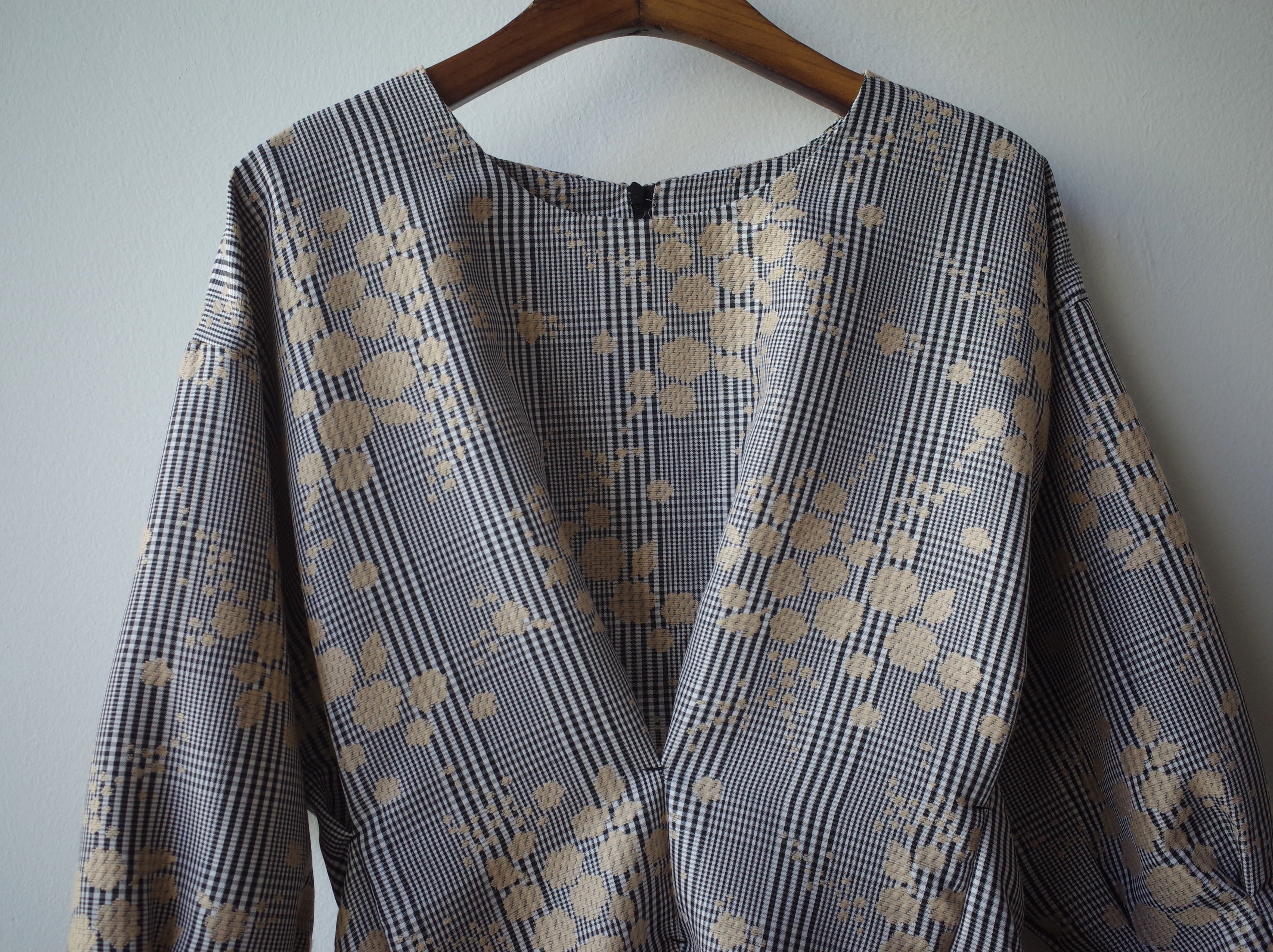 Women Blouses Seven Sisters Glen Check Bulk Blouse