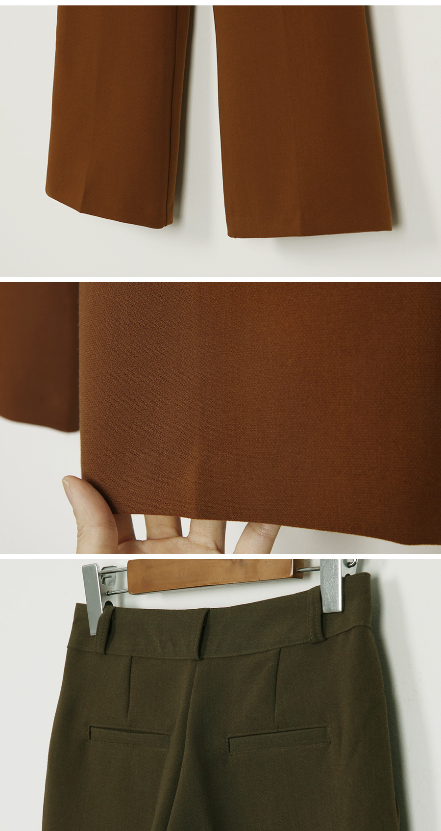 New Women's Pants Slim Boots Cut Crop Fall Slac