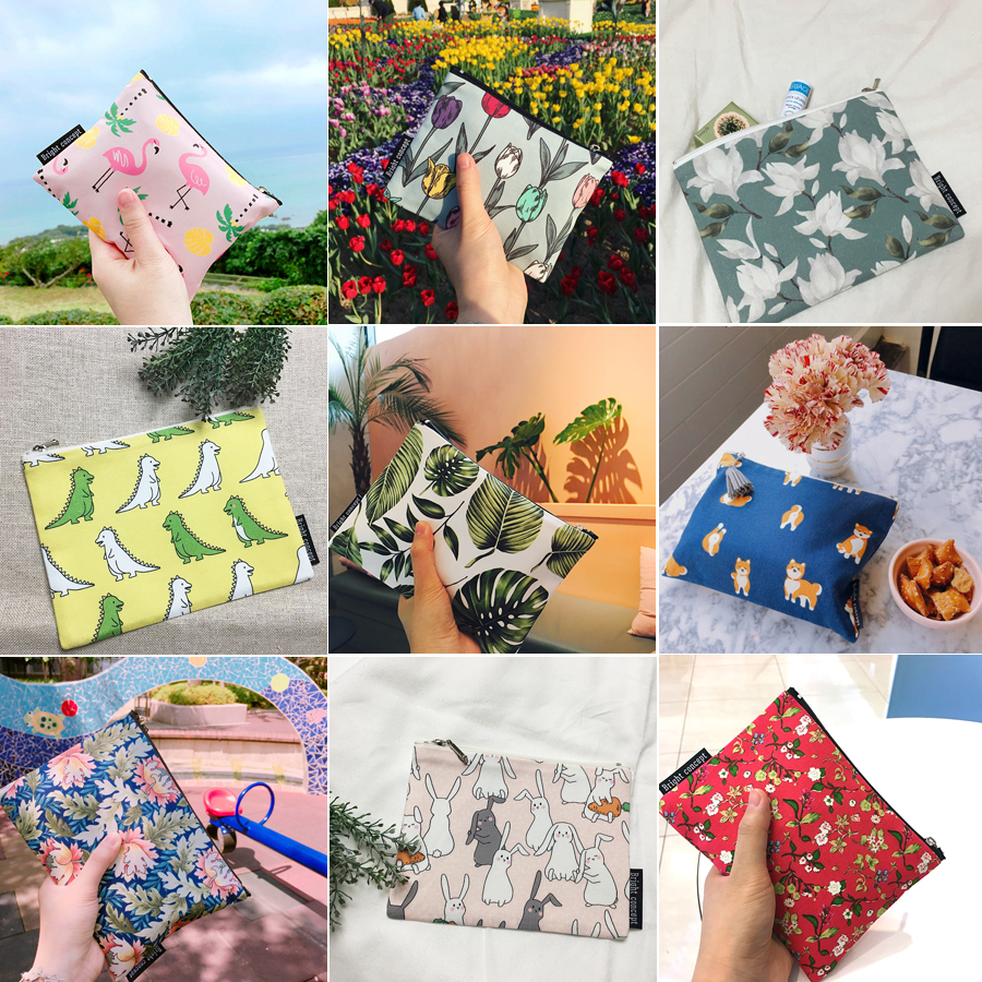 New Tropical Flamingo String Pouch Magic Pretty Tr