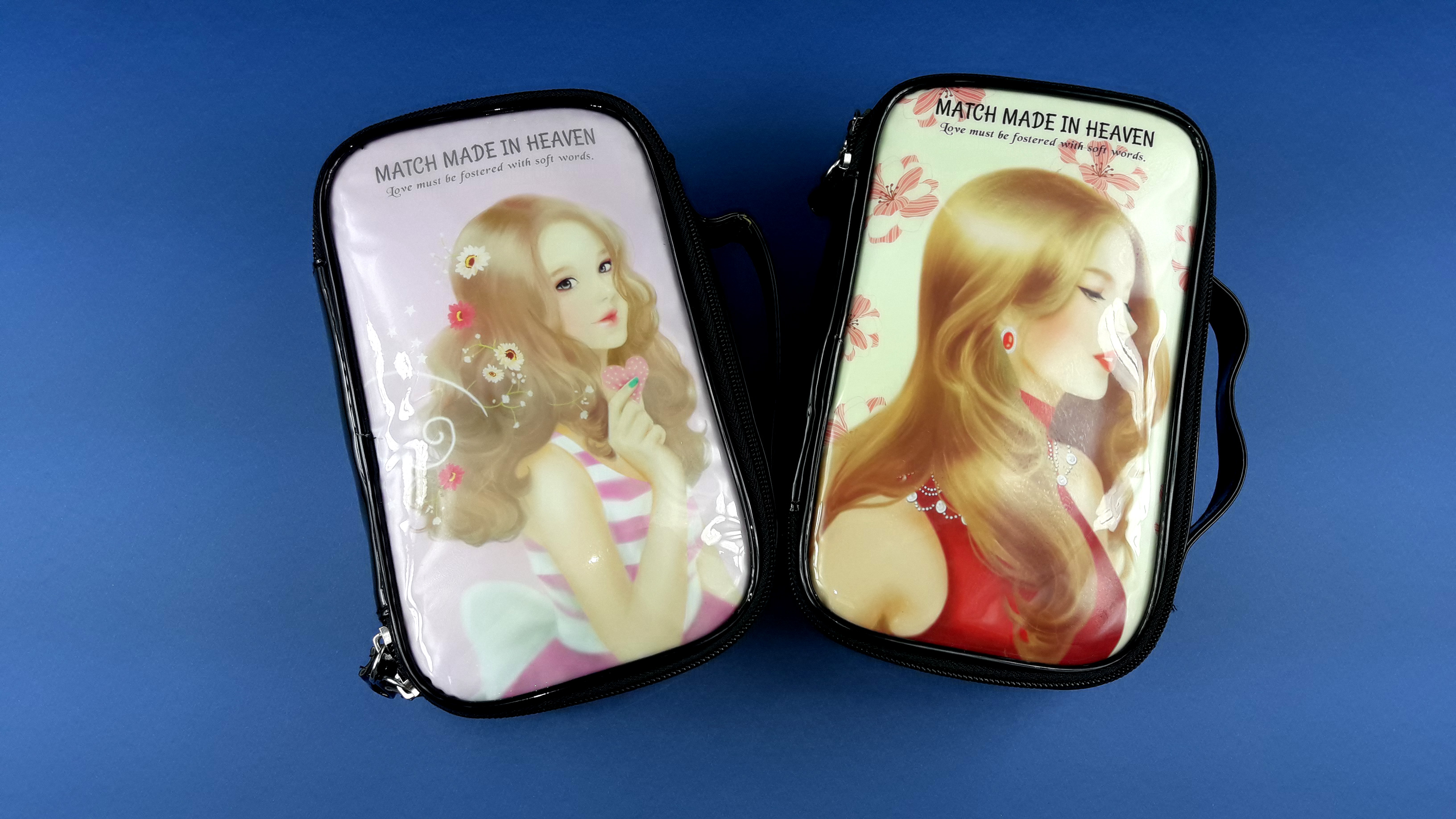 New Enamel Illustration Cosmetic Pouch Collection 