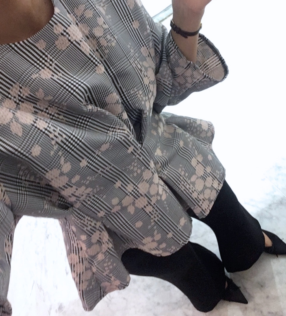 Women Blouses Seven Sisters Glen Check Bulk Blouse