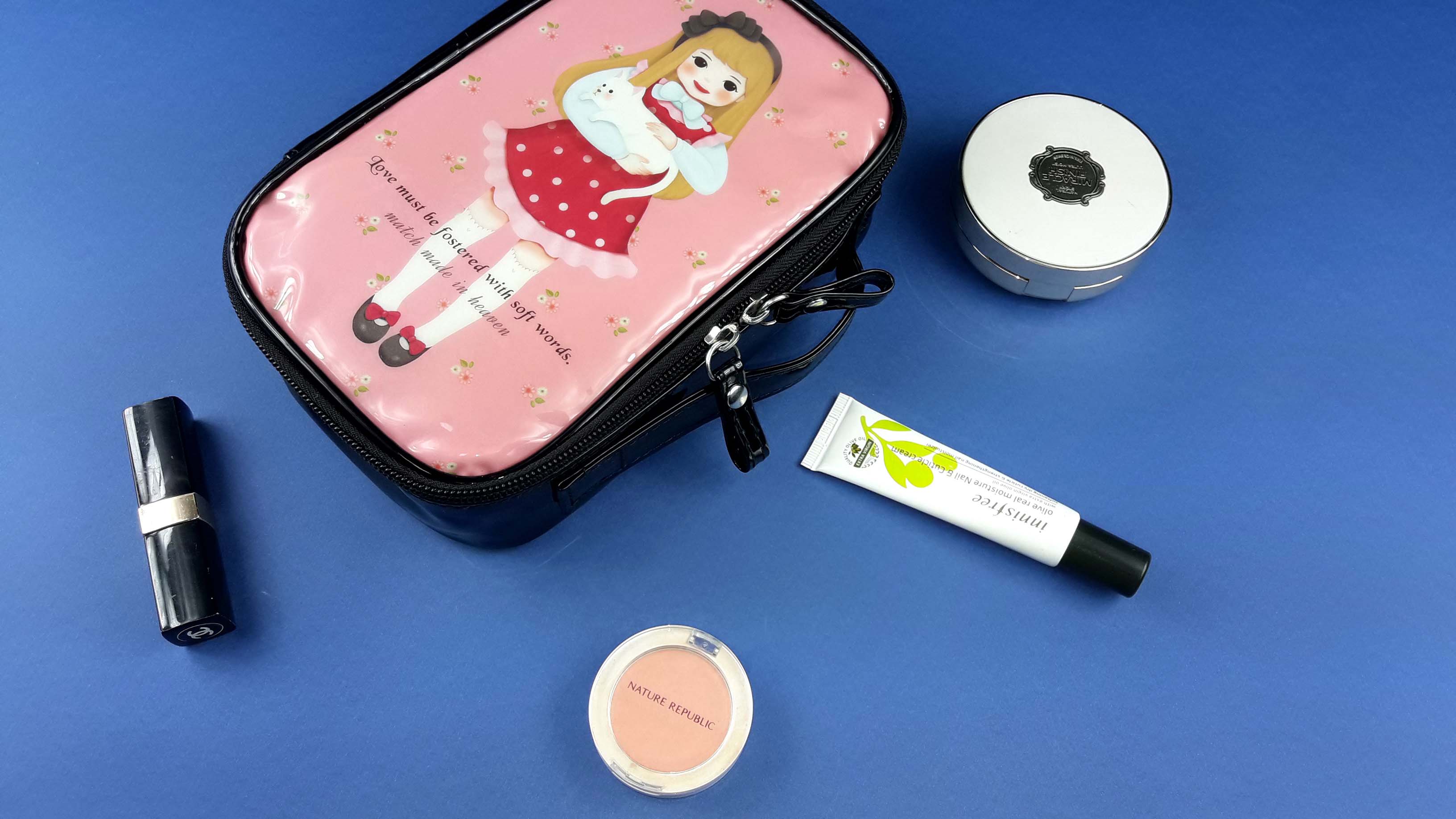 New Enamel Illustration Cosmetic Pouch Collection 