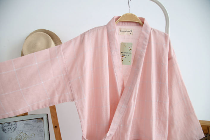 New Japanese style yukata couple pajamas set pajam