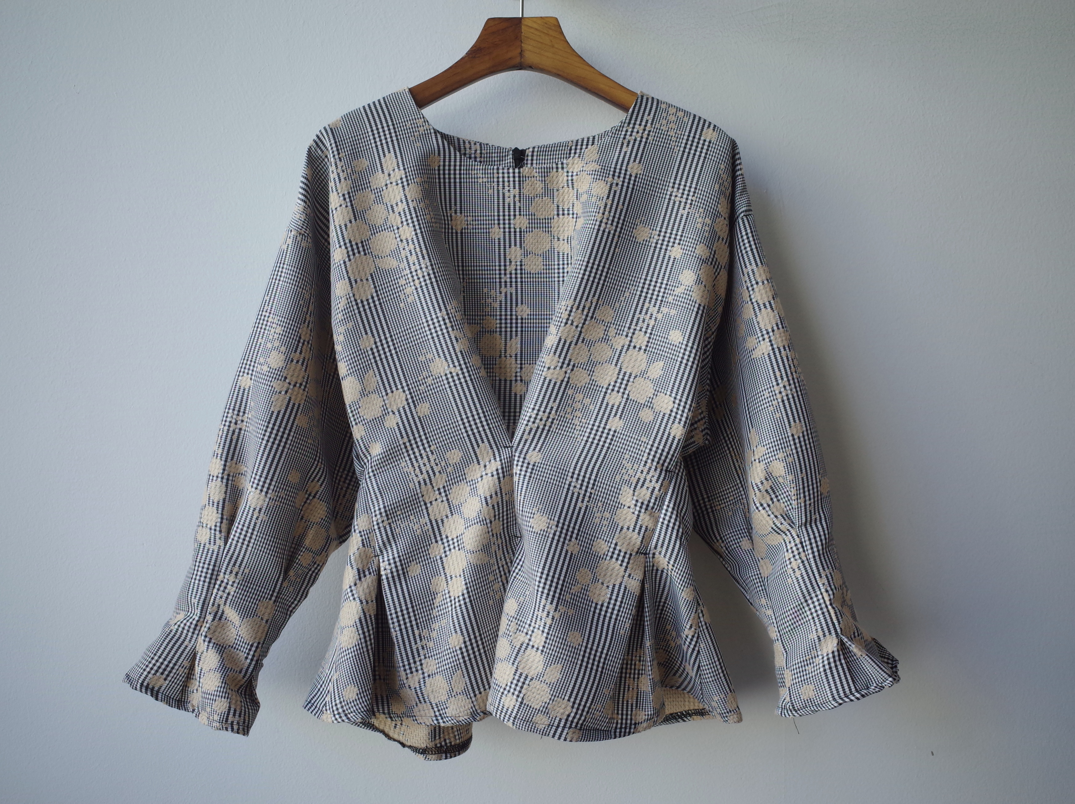 Women Blouses Seven Sisters Glen Check Bulk Blouse