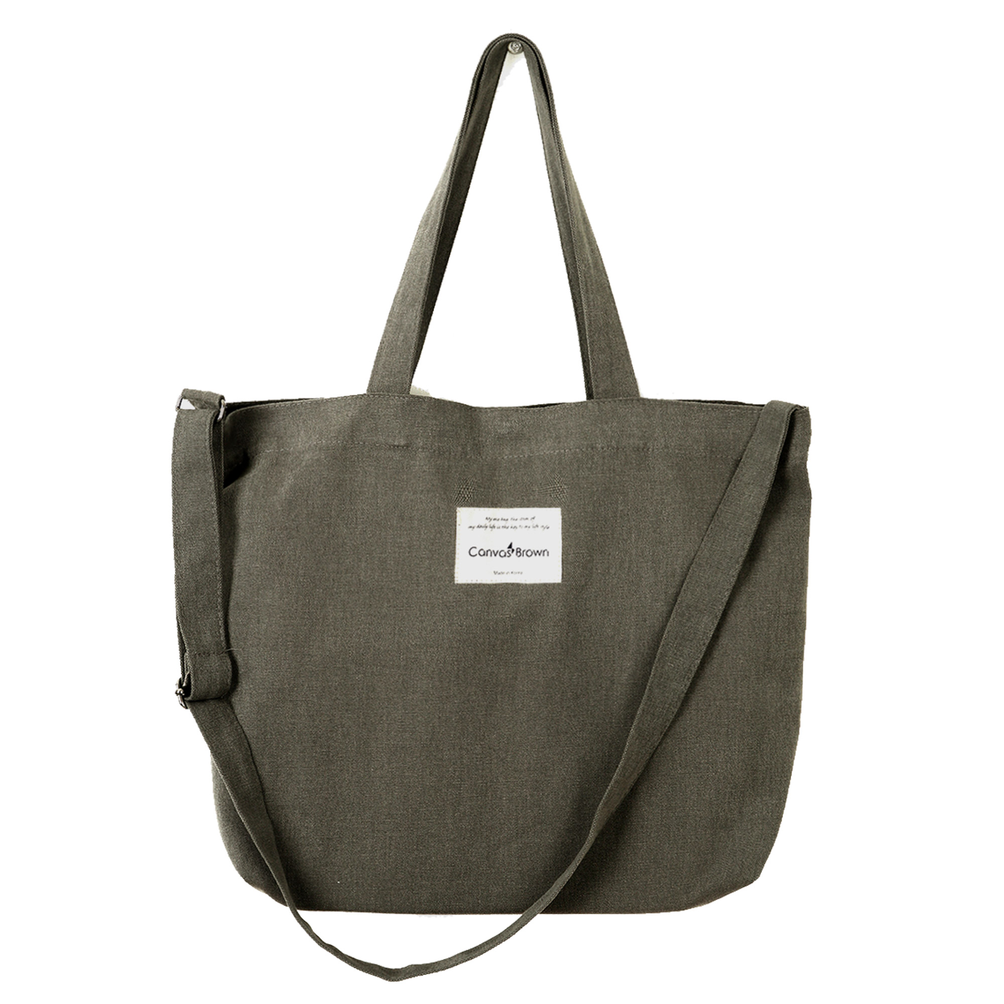 Plain Cross Eco Bag Cloth Bag Shoulder Canvas Brow