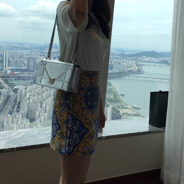 New Square Mini Shoulder Enamel Chain Bag Backpack