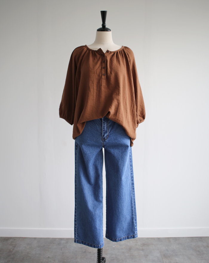 Women Jeans Pants High waisted fits wide denim pan