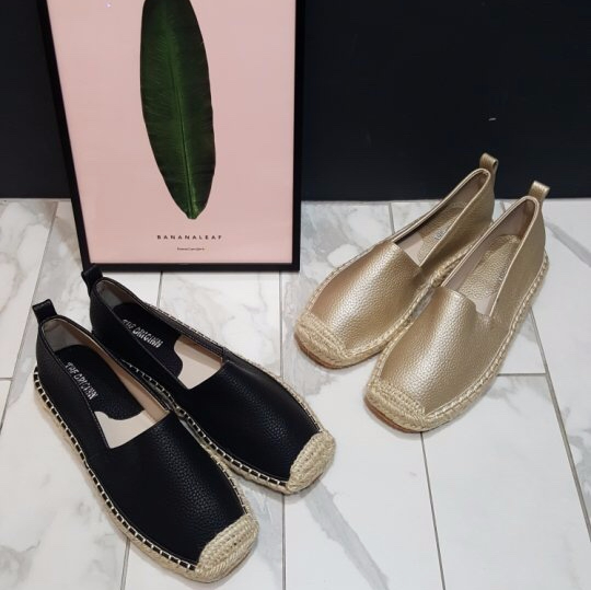 New Basic square nose loafers 2color Good fit Dura