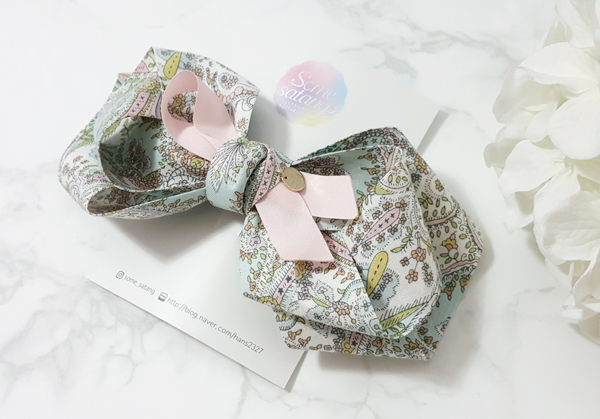 New Handmade floral Paisley ribbon pin Hairpin hai