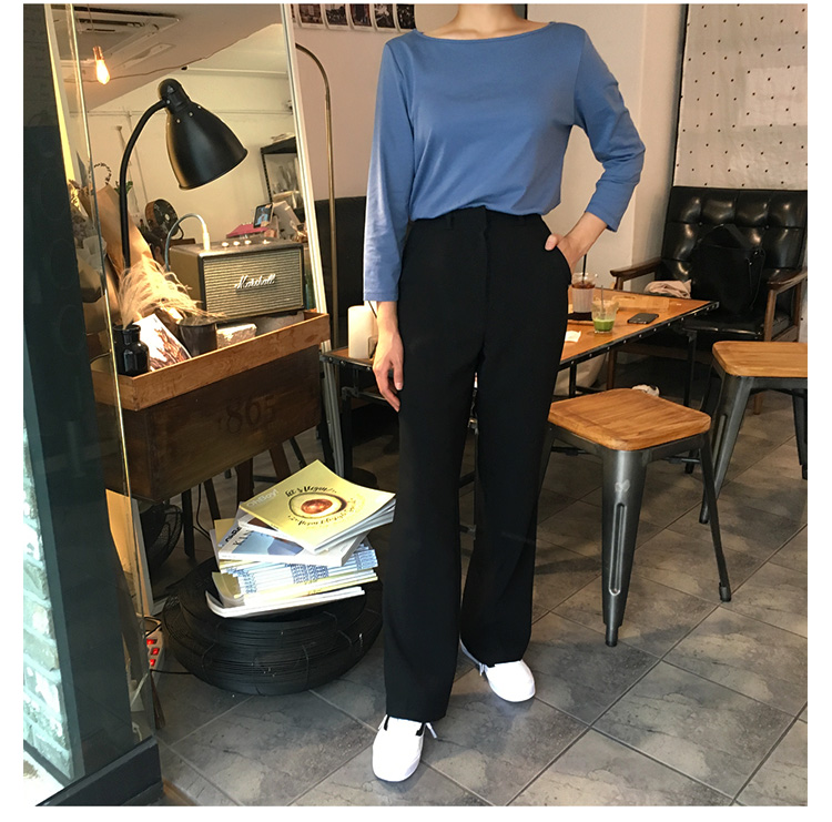 New Women's Pants Slim Boots Cut Crop Fall Slac