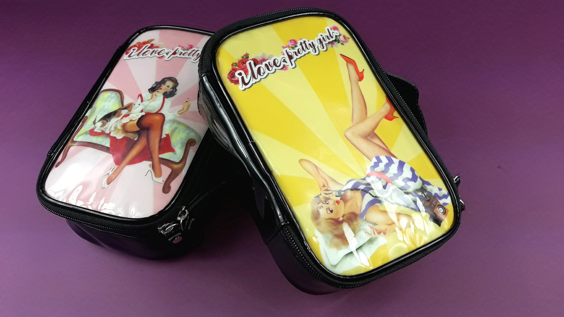 New Enamel Illustration Cosmetic Pouch Collection 