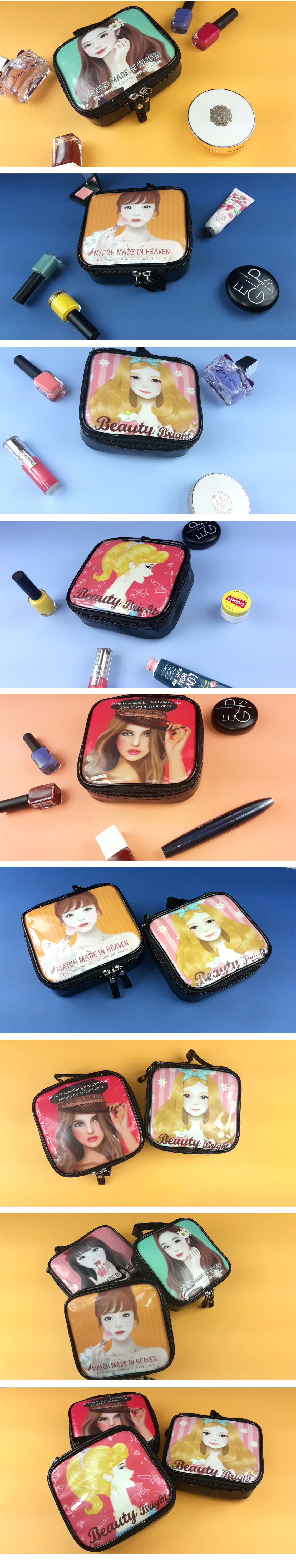 New Enamel Illustration Cosmetic Pouch Collection 